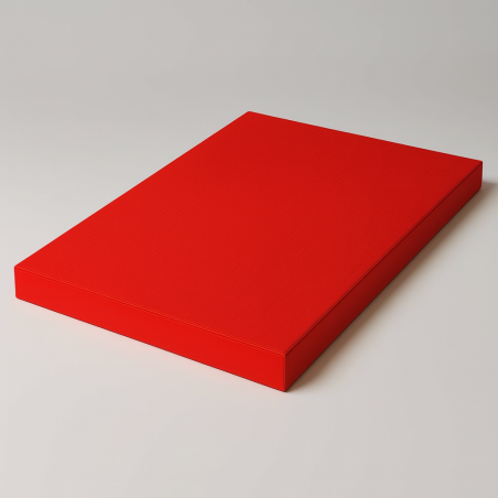 Tatami Paille de Riz Rouge 4 cm – Dessous Nu | Tatami Professionnel